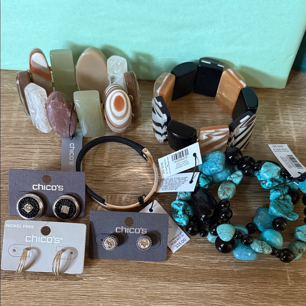 Chico's Bracelet and Earrings Bundle